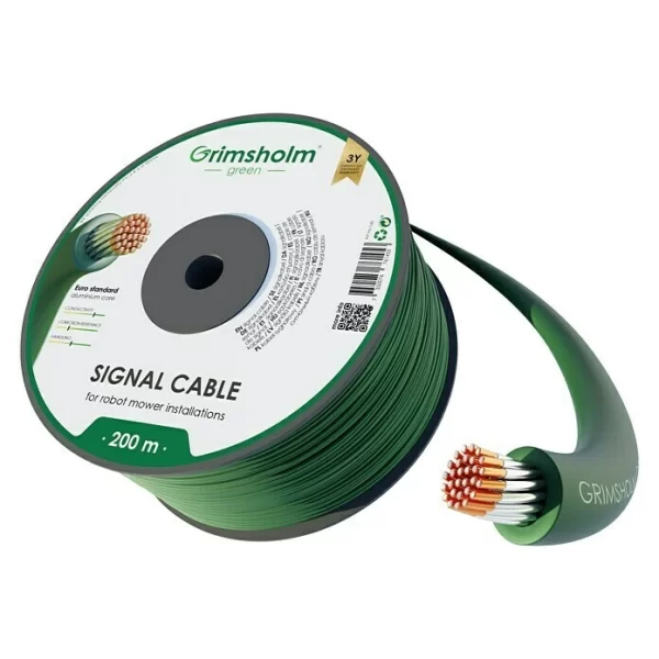 BAUHAUS Grimsholm Green Begrenzungsdraht Euro Standard 200 M, Passend Für: Alle Mähroboter 1