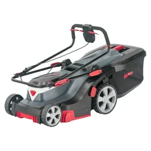 BAUHAUS AL-KO Bosch Home & Garden Compatible Akku-Rasenmäher Praktischer Tragegriff 18 V, 2 Akkus, 4 Ah, Schnittbreite: 38 Cm 18