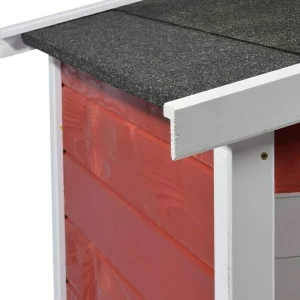 BAUHAUS Dobar Mähroboter-Garage 87 X 80 X 70 Cm, Schwarz/Weiß/Rot 11