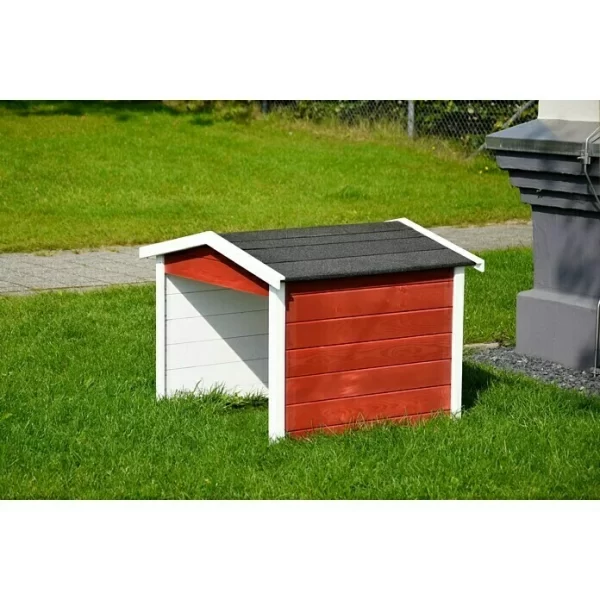 BAUHAUS Dobar Mähroboter-Garage 87 X 80 X 70 Cm, Schwarz/Weiß/Rot 5