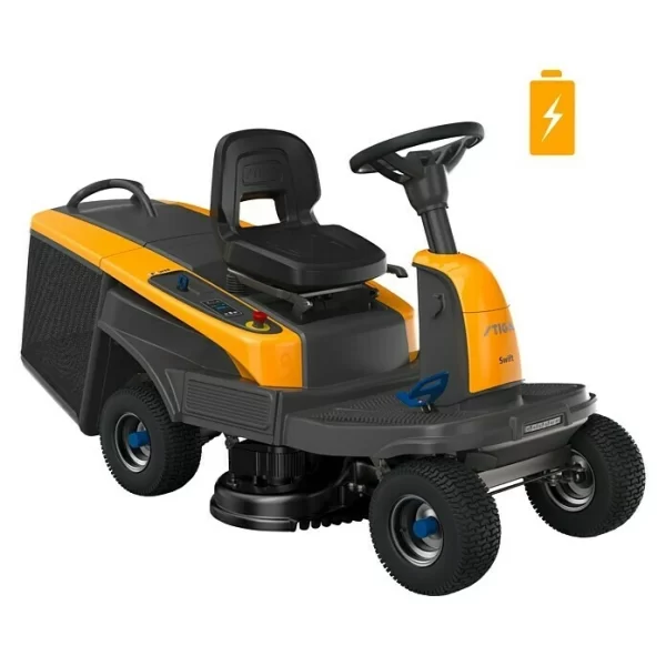 BAUHAUS Stiga Akku-Rasentraktor Swift 372E 48 V, 7,5 Ah, Schnittbreite: 72 Cm 1