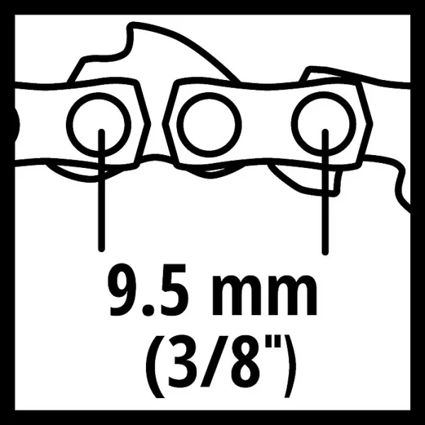 BAUHAUS Einhell Power X-Change Sägekette Passend Für: Alle Einhell Kettensägen, Treibglieder: 40 Stk. 5