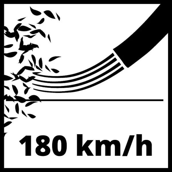 BAUHAUS Einhell Power X-Change Akku-Gebläse TE-CB 18/180 Li-Solo 18 V, Ohne Akku, Blasgeschwindigkeit: 130 Km/h – 180 Km/h 6