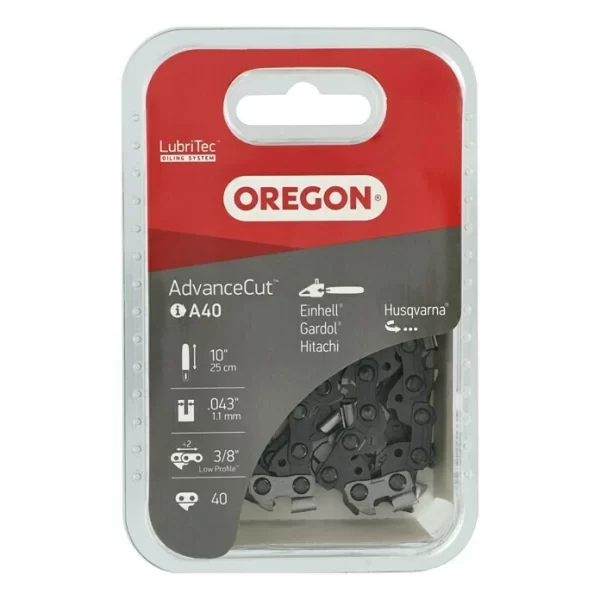BAUHAUS Oregon Sägekette Schnittlänge: 25 Cm, Treibglieder: 40, Nutbreite: 1,1 Mm, Passend Für: Gardol Akku-Kettensäge GAK-E 20 Li 1