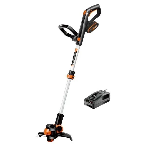 BAUHAUS Worx Akku-Rasentrimmer WG163E.2 20 V, Li-Ionen, 1 Akku, Schnittbreite: 30 Cm 1