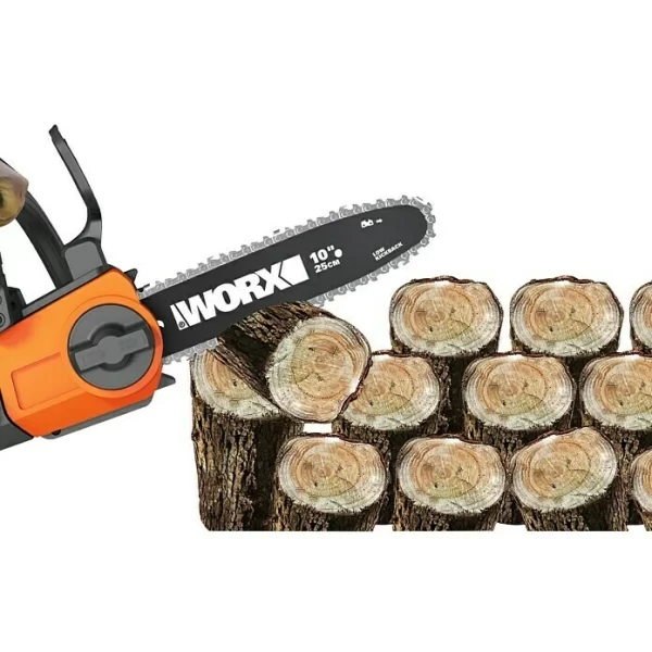 BAUHAUS Worx Akku-Kettensäge WG322E 20 V, Li-Ionen, 2 Ah, 1 Akku, Schwertlänge: 25 Cm 4