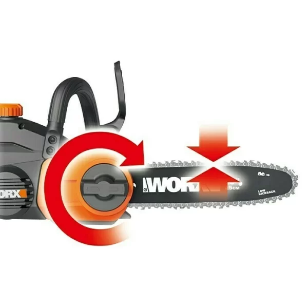 BAUHAUS Worx Akku-Kettensäge WG322E 20 V, Li-Ionen, 2 Ah, 1 Akku, Schwertlänge: 25 Cm 5