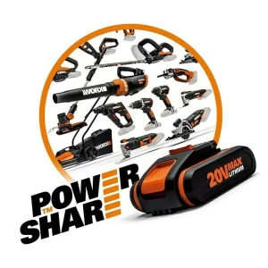 BAUHAUS Worx Akku-Kettensäge WG322E 20 V, Li-Ionen, 2 Ah, 1 Akku, Schwertlänge: 25 Cm 15