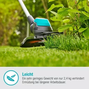 BAUHAUS Gardena EasyCut Akku-Rasentrimmer 23/18V-P4A 18 V, Li-Ionen, 1 Akku, Schnittbreite: 23 Cm 12