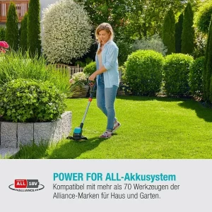 BAUHAUS Gardena EasyCut Akku-Rasentrimmer 23/18V-P4A 18 V, Li-Ionen, 1 Akku, Schnittbreite: 23 Cm 18