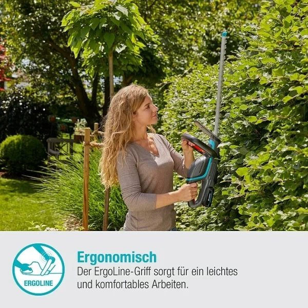BAUHAUS Gardena ComfortCut Akku-Heckenschere 50/18V P4A 18 V, 1 Akku, Schwertlänge: 50 Cm 3