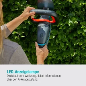 BAUHAUS Gardena ComfortCut Akku-Heckenschere 50/18V P4A 18 V, 1 Akku, Schwertlänge: 50 Cm 16