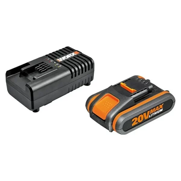BAUHAUS Worx Akku & Ladegerät WA3601 20 V, Li-Ionen, 1 Akku, 2 Ah 1