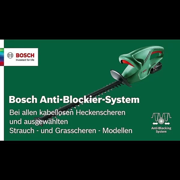 BAUHAUS Bosch 18 V Power For All Akku-Heckenschere EasyHedgeCut 18-45 18 V, Li-Ionen, Ohne Akku, Schnittlänge: 40 Cm 6