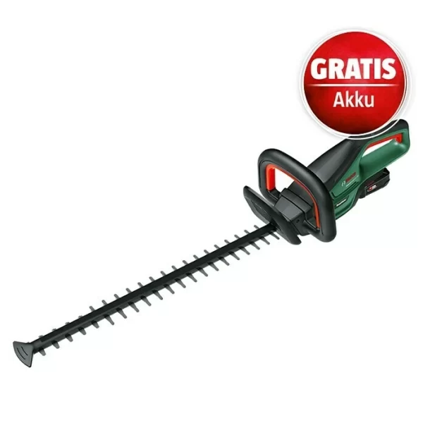 BAUHAUS Bosch 18 V Power For All Akku-Heckenschere UniversalHedgeCut 18V-55 18 V, Li-Ionen, 1 Akku, Schnittlänge: 50 Cm 1