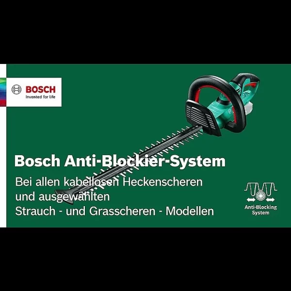 BAUHAUS Bosch 18 V Power For All Akku-Heckenschere UniversalHedgeCut 18V-55 18 V, Li-Ionen, 1 Akku, Schnittlänge: 50 Cm 5