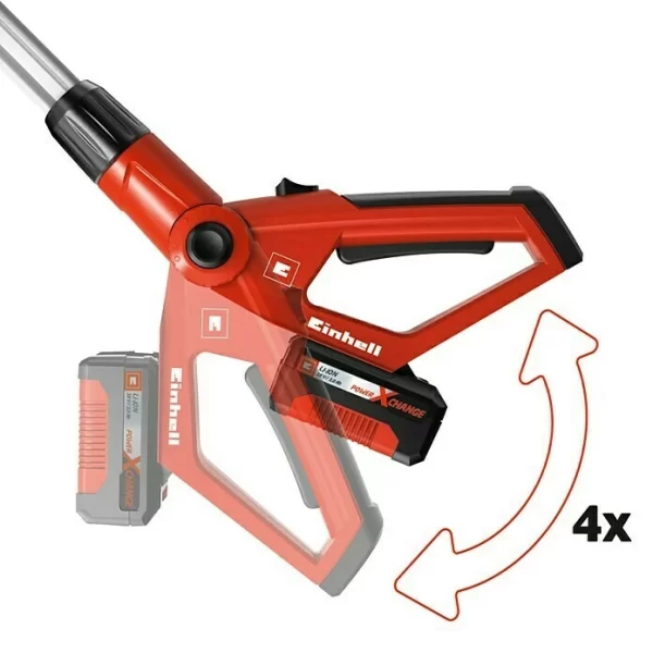 BAUHAUS Einhell Power X-Change Akku-Multifunktionswerkzeug GE-HC 18 Li T Kit 18 V, Li-Ionen, 3 Ah, 1 Akku, Schnittlänge: 40 Cm 3