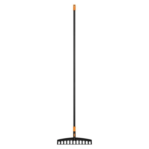 BAUHAUS Fiskars Solid Gartenrechen Universal Arbeitsbreite: 41 Cm, Anzahl Zinken: 12, Langstiel 5