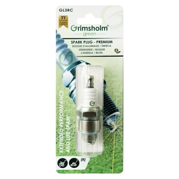 BAUHAUS Grimsholm Green Zündkerze Premium GL3RC Passend Für: Rasenmäher/Schneefräsen 1