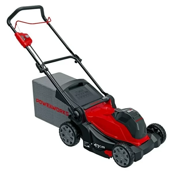 BAUHAUS Powerworks Akku-Rasenmäher P48LM41 48 V, Ohne Akku, Schnittbreite: 41 Cm 1