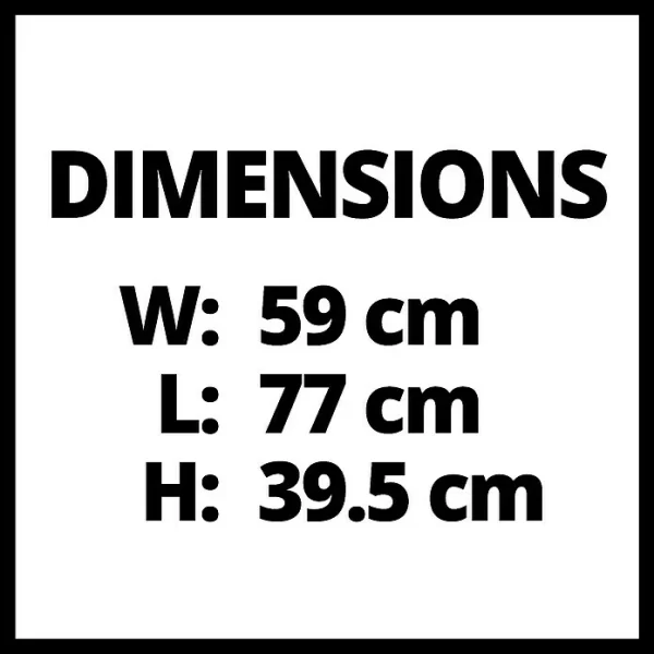 BAUHAUS Einhell Mähroboter-Garage 77,5 X 60,5 X 40,5 Cm, Schwarz, Klappbarer Deckel 4