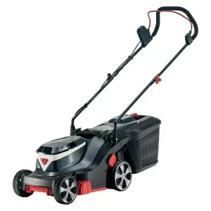 BAUHAUS AL-KO Bosch Home & Garden Compatible Akku-Rasenmäher Praktischer Tragegriff 18 V, 2 Akkus, 2,5 Ah, Schnittbreite: 32 Cm 12