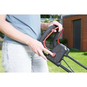 BAUHAUS AL-KO Bosch Home & Garden Compatible Akku-Rasenmäher Praktischer Tragegriff 18 V, 2 Akkus, 2,5 Ah, Schnittbreite: 32 Cm 18