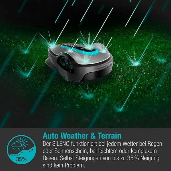 BAUHAUS Gardena Mähroboter Smart SILENO Life Set 750 18 V, 2 Ah, Max. Flächenempfehlung: 750 M² 5
