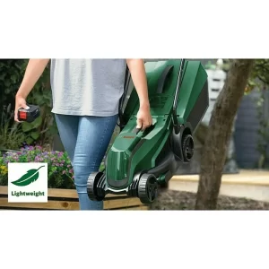BAUHAUS Bosch Easy Akku-Rasenmäher-Set Akku-Rasenmäher 18V-32-200 + Akku-Rasentrimmer18V-26 1 Akku, 4 Ah 14