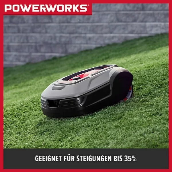 BAUHAUS Powerworks Mähroboter P15 24 V, 2 Ah, Max. Flächenempfehlung: 1.500 M² 4