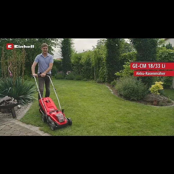 BAUHAUS Einhell Power X-Change Akku-Rasenmäher GE-CM 18/33 Li 18 V, 1 Akku, 4 Ah, Schnittbreite: 33 Cm 5
