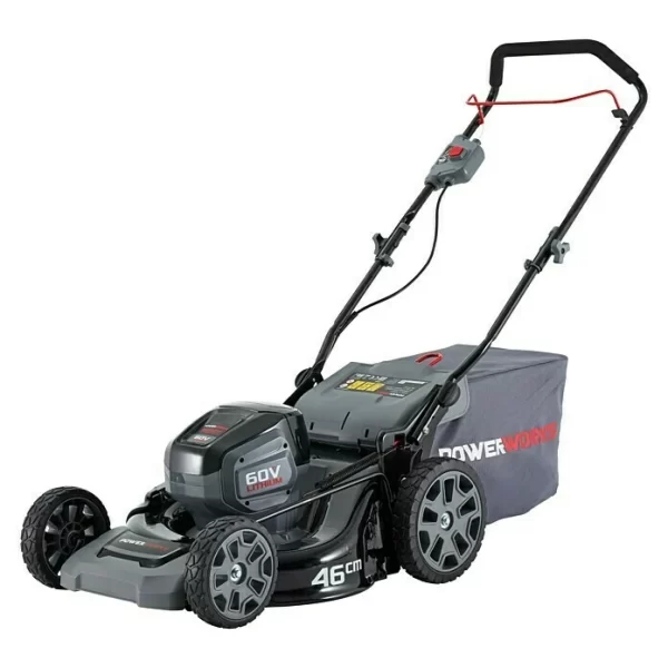 BAUHAUS Powerworks Akku-Rasenmäher PD60LM46HPK4 60 V, 1 Akku, 4 Ah, Schnittbreite: 46 Cm 1
