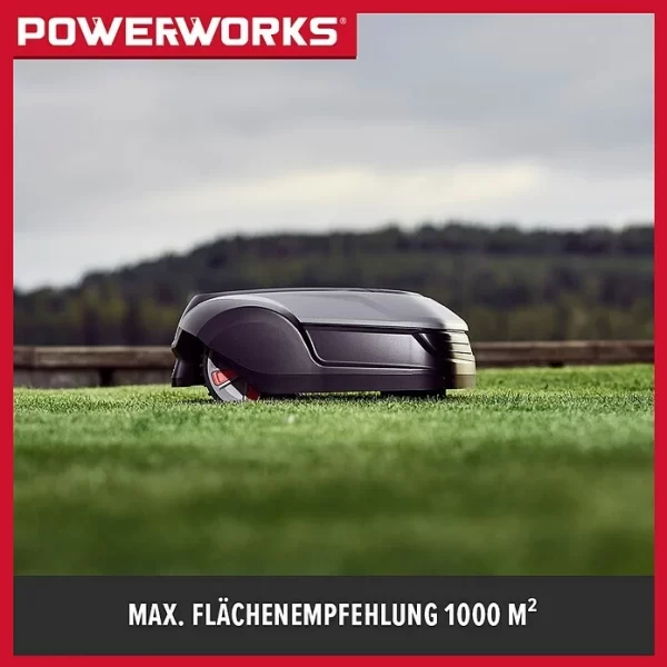 BAUHAUS Powerworks Mähroboter P10 24 V, 2 Ah, Max. Flächenempfehlung: 1.000 M² 3
