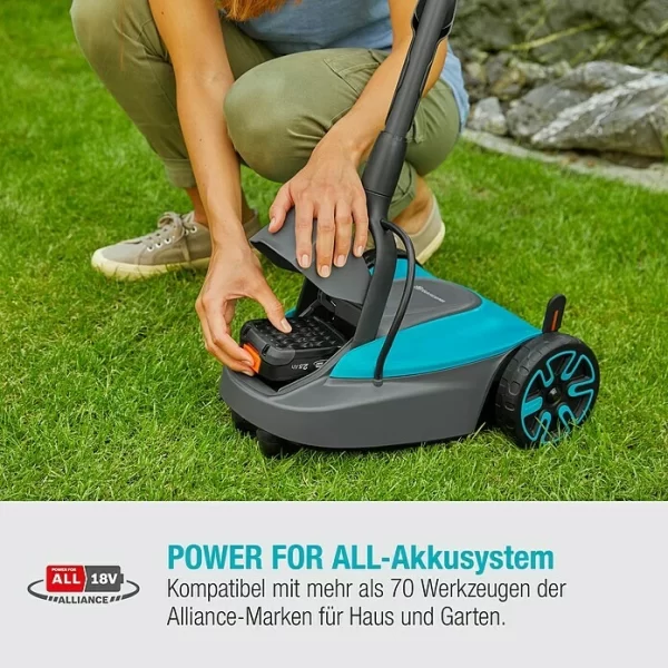 BAUHAUS Gardena Akku-Rasenmäher HandyMower 22/18V P4A 18 V, Ohne Akku, 2,5 Ah, Schnittbreite: 22 Cm 7