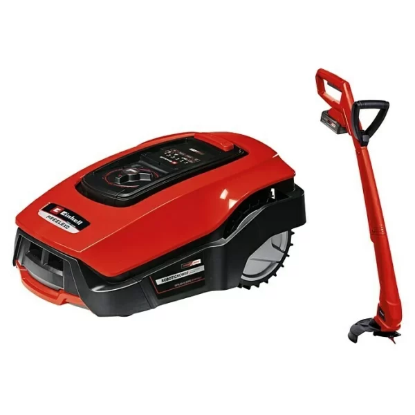 BAUHAUS Einhell Power X-Change Mähroboter – Inkl. Gratis Rasentrimmer 18 V, 2,5 Ah, Max. Flächenempfehlung: 500 M² 1