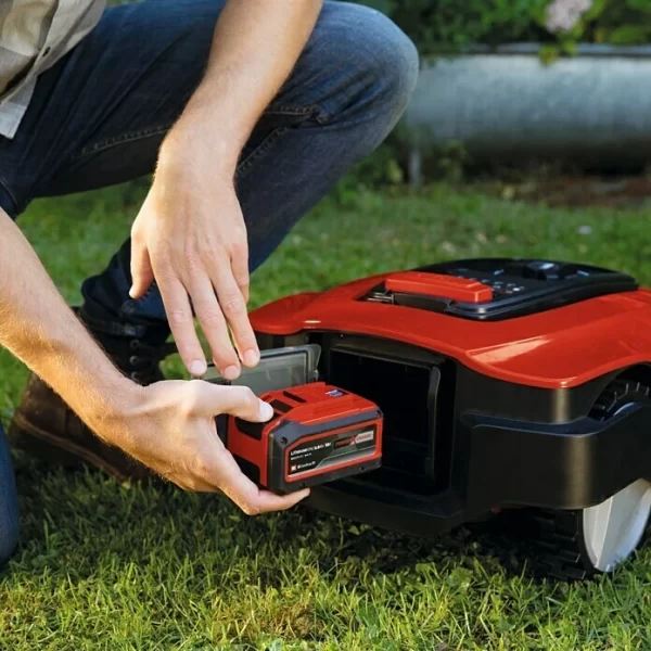 BAUHAUS Einhell Power X-Change Mähroboter – Inkl. Gratis Rasentrimmer 18 V, 2,5 Ah, Max. Flächenempfehlung: 500 M² 5