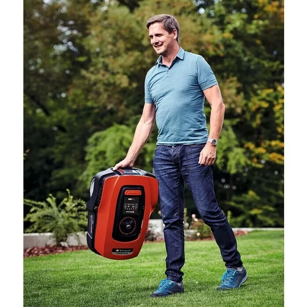 BAUHAUS Einhell Power X-Change Mähroboter – Inkl. Gratis Rasentrimmer 18 V, 2,5 Ah, Max. Flächenempfehlung: 500 M² 6