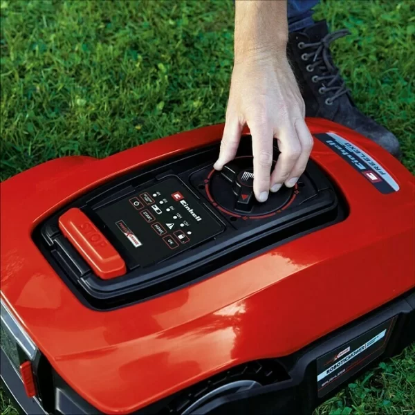 BAUHAUS Einhell Power X-Change Mähroboter – Inkl. Gratis Rasentrimmer 18 V, 2,5 Ah, Max. Flächenempfehlung: 500 M² 7