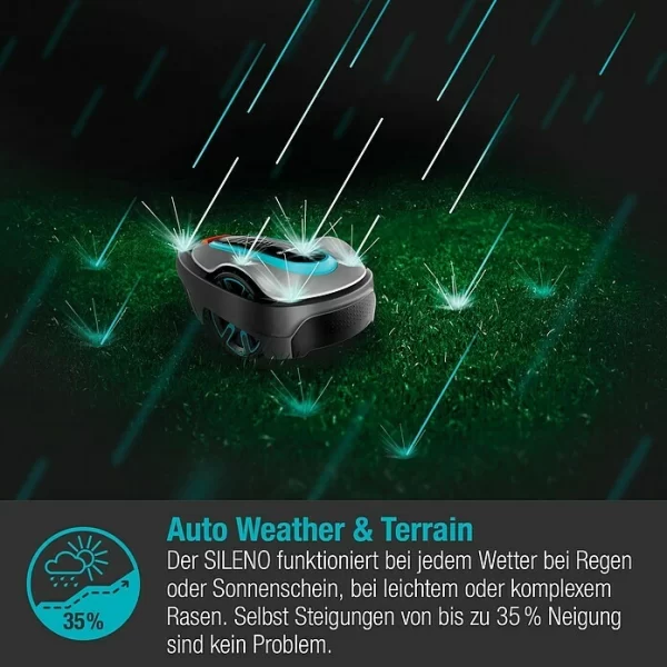 BAUHAUS Gardena Mähroboter-Set Smart SILENO City Set 600 LONA 18 V, 2 Ah, Max. Flächenempfehlung: 600 M² 5