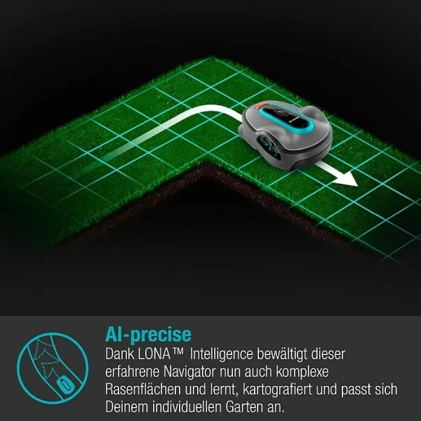 BAUHAUS Gardena Mähroboter Smart SILENO Life Set 1500 18 V, 2 Ah, Max. Flächenempfehlung: 1.500 M² 3